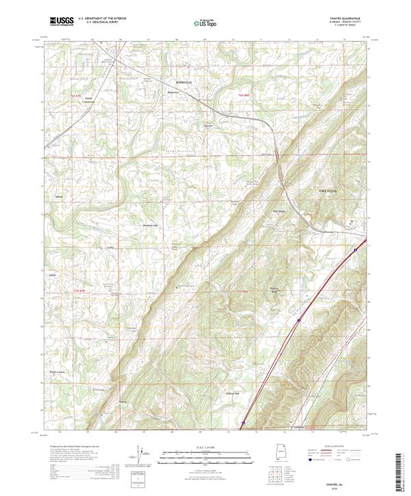 Chavies topographic map thumbnail