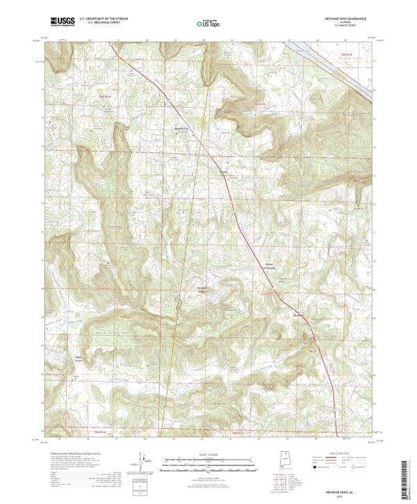 Newsome Sinks topographic map thumbnail