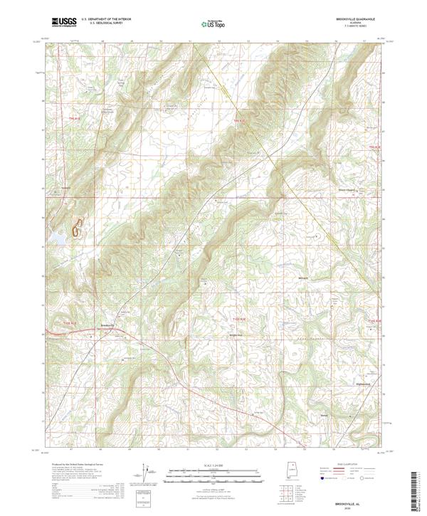 Brooksville topographic map thumbnail