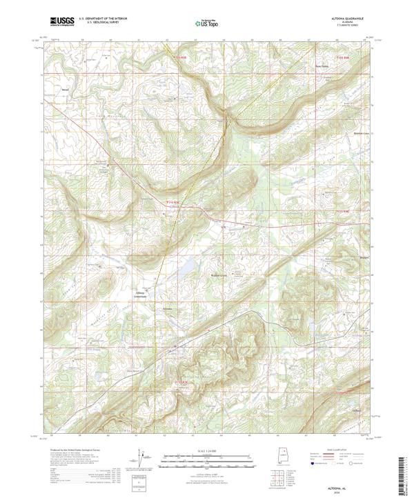 Altoona topographic map thumbnail