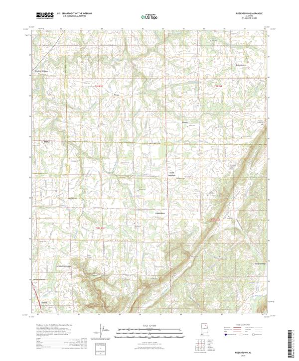 Rodentown topographic map thumbnail