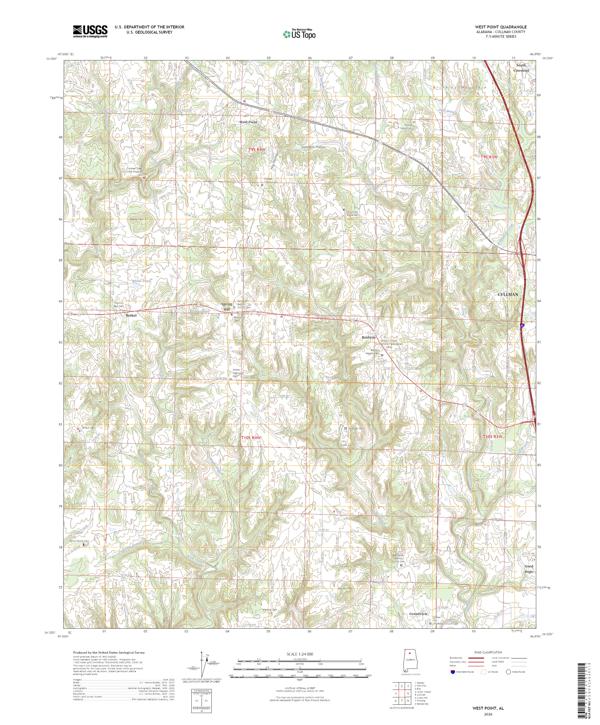 West Point topographic map thumbnail