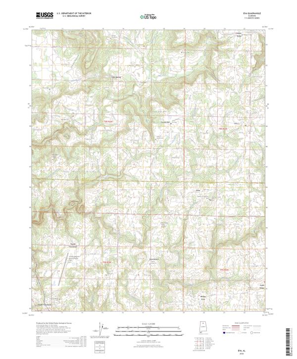Eva topographic map thumbnail