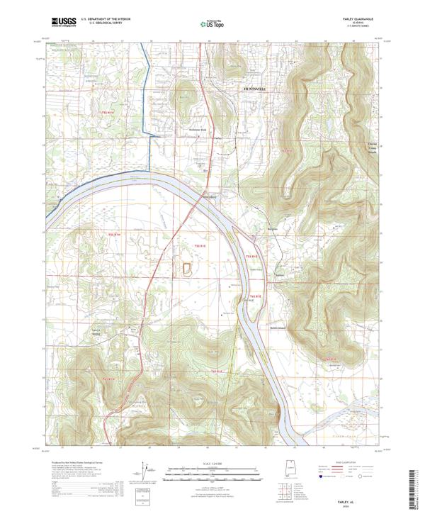 Farley topographic map thumbnail