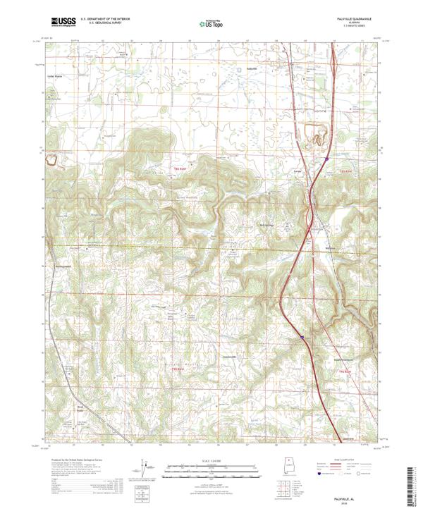 Falkville topographic map thumbnail