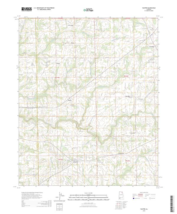 Painter topographic map thumbnail