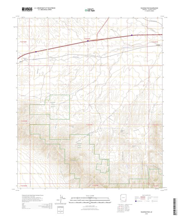 Railroad Pass 2026 topographic map thumbnail
