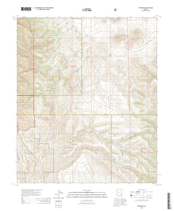 The Mesas 2026 topographic map thumbnail