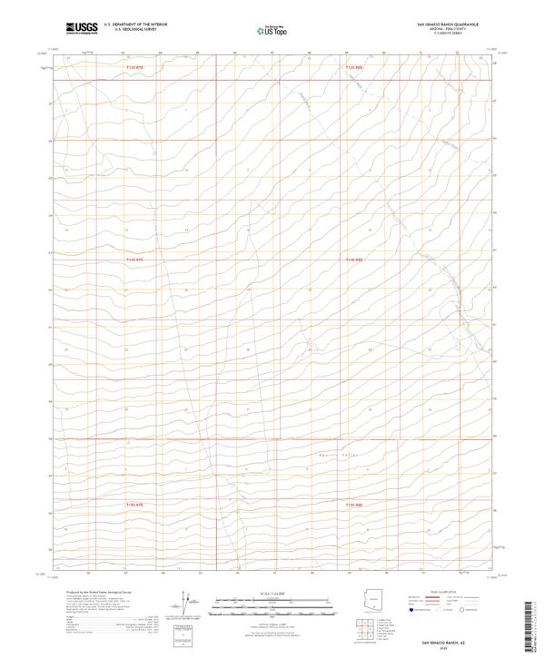 San Ignacio Ranch 2026 topographic map thumbnail