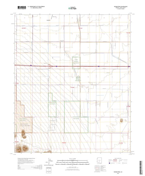 Double Peak topographic map thumbnail