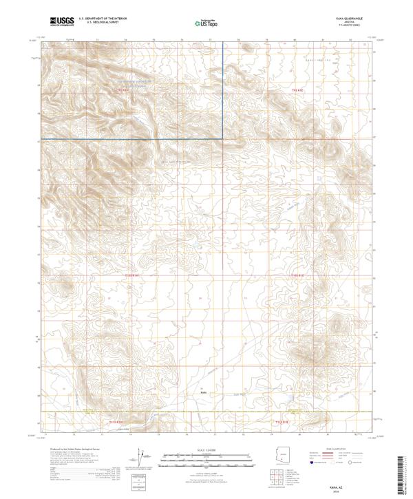 Kaka topographic map thumbnail