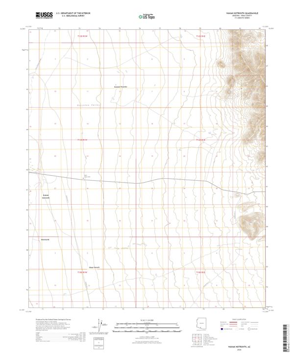Wahak Hotrontk 2026 topographic map thumbnail