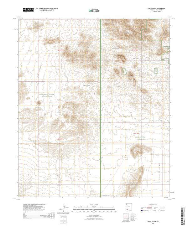Chico Shunie topographic map thumbnail