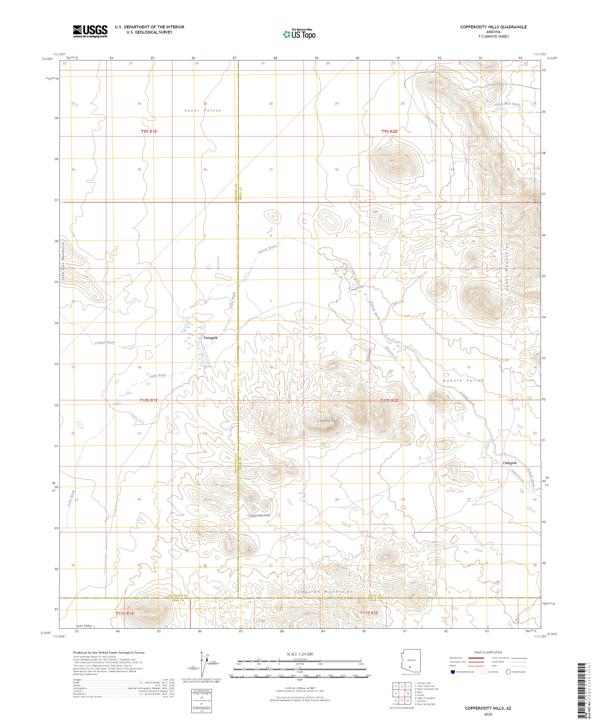 Copperosity Hills topographic map thumbnail