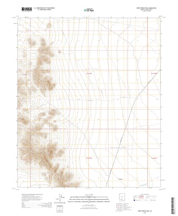 Drew Spring Well topographic map thumbnail