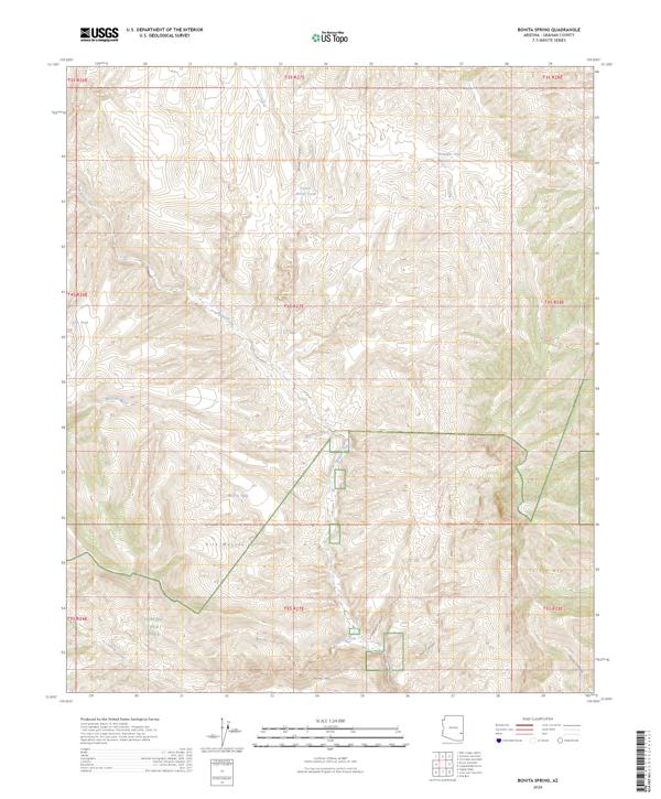 Bonita Spring topographic map thumbnail