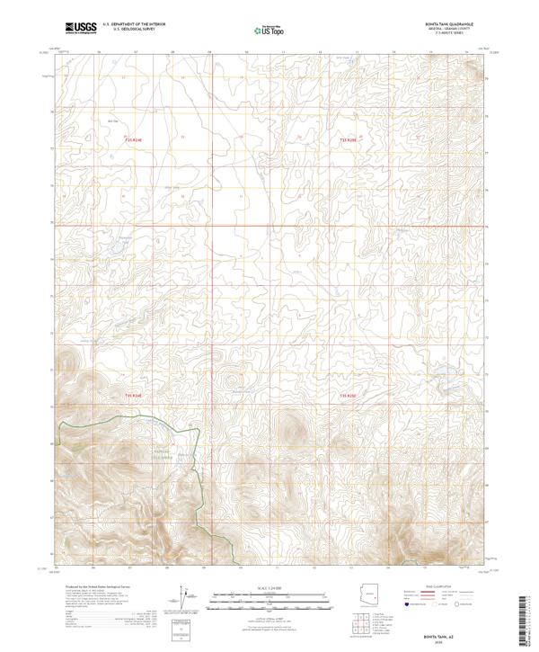 Bonita Tank topographic map thumbnail