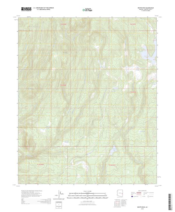 Bonito Rock topographic map thumbnail