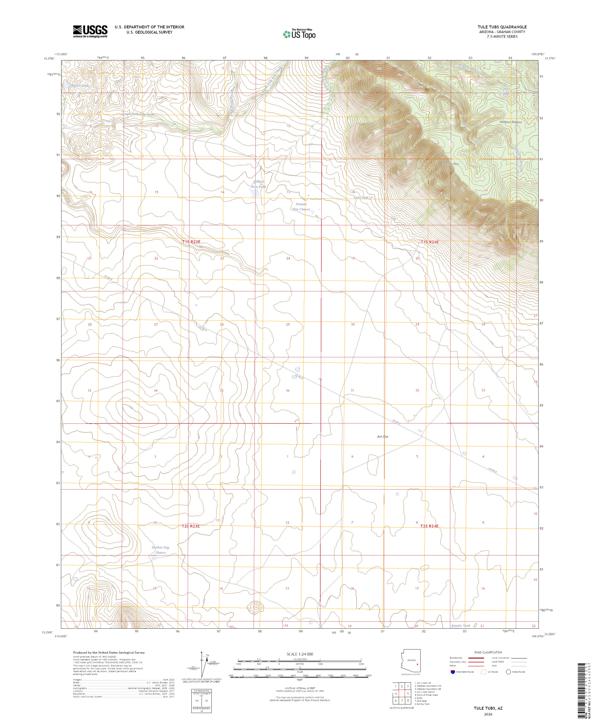 Tule Tubs 2026 topographic map thumbnail