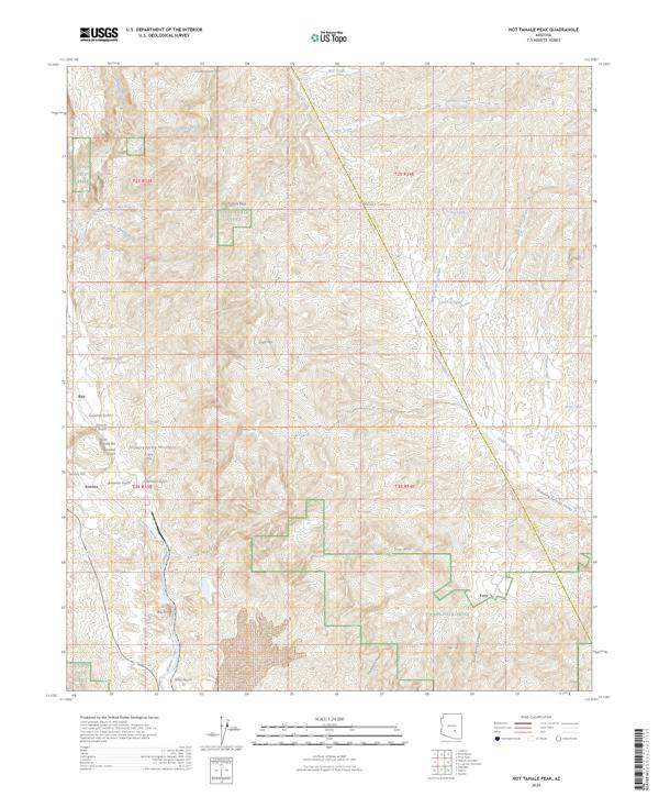 Hot Tamale Peak topographic map thumbnail