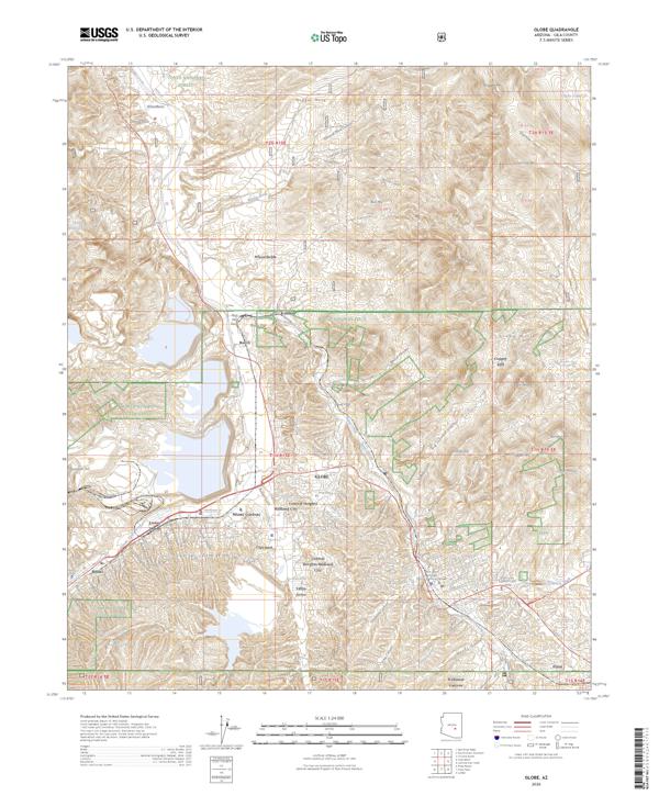 Globe topographic map thumbnail