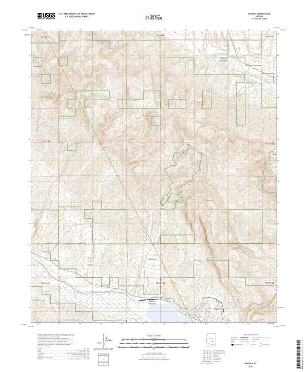 Hayden topographic map thumbnail