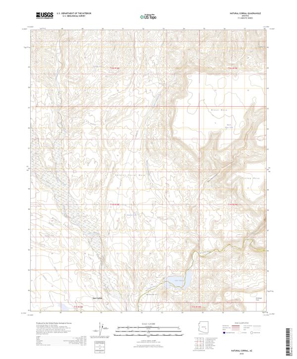 Natural Corral topographic map thumbnail