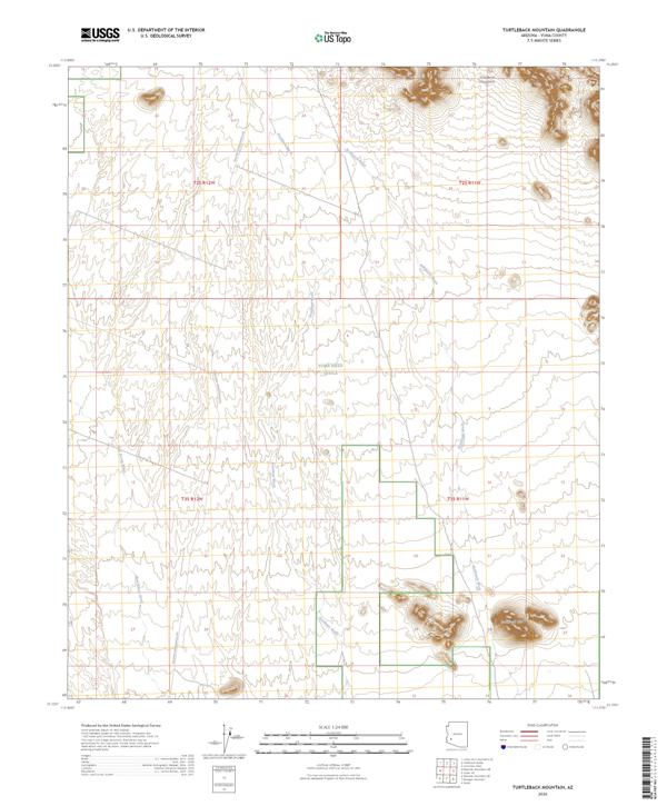 Turtleback Mountain 2026 topographic map thumbnail