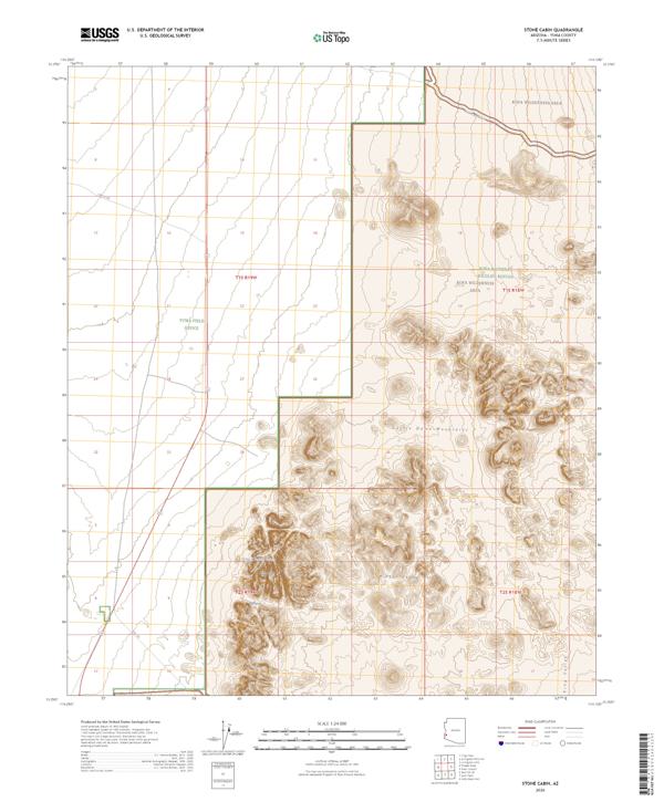 Stone Cabin topographic map thumbnail