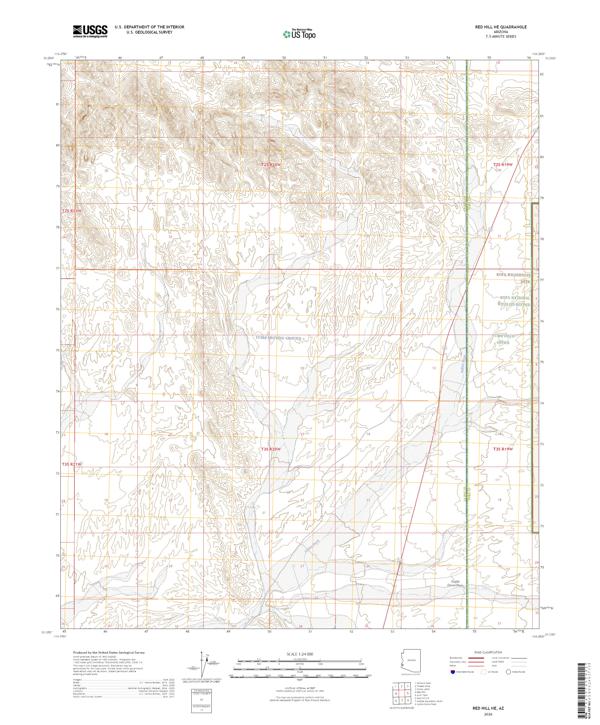 Red Hill NE 2026 topographic map thumbnail