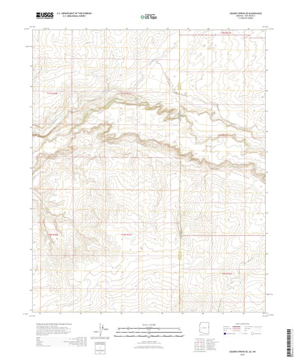 Ceadro Spring SE topographic map thumbnail