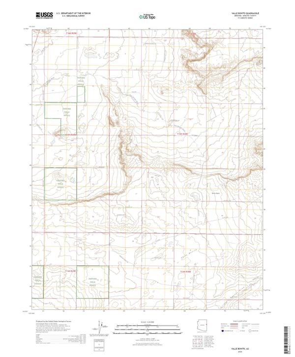 Valle Bonito 2026 topographic map thumbnail