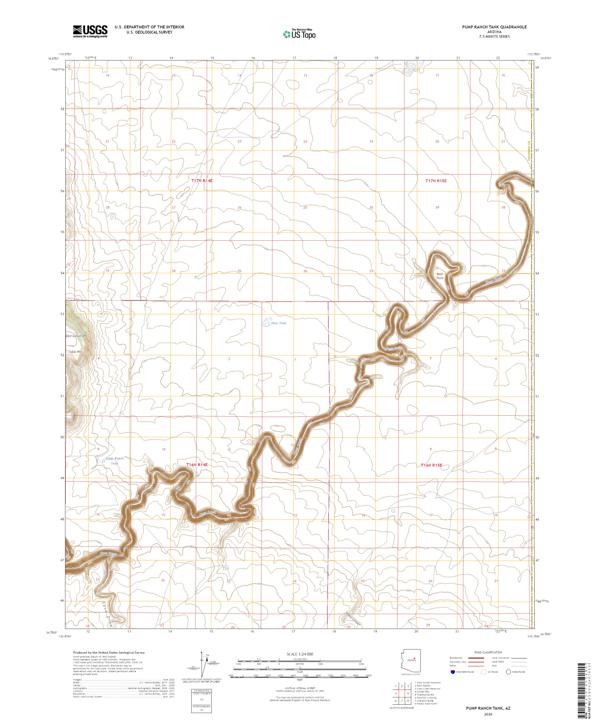 Pump Ranch Tank topographic map thumbnail