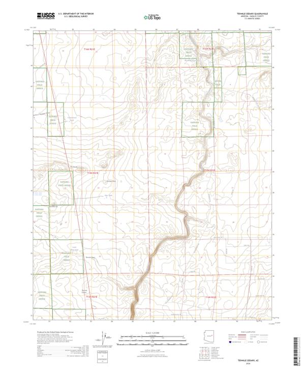 Tenmile Cedars topographic map thumbnail