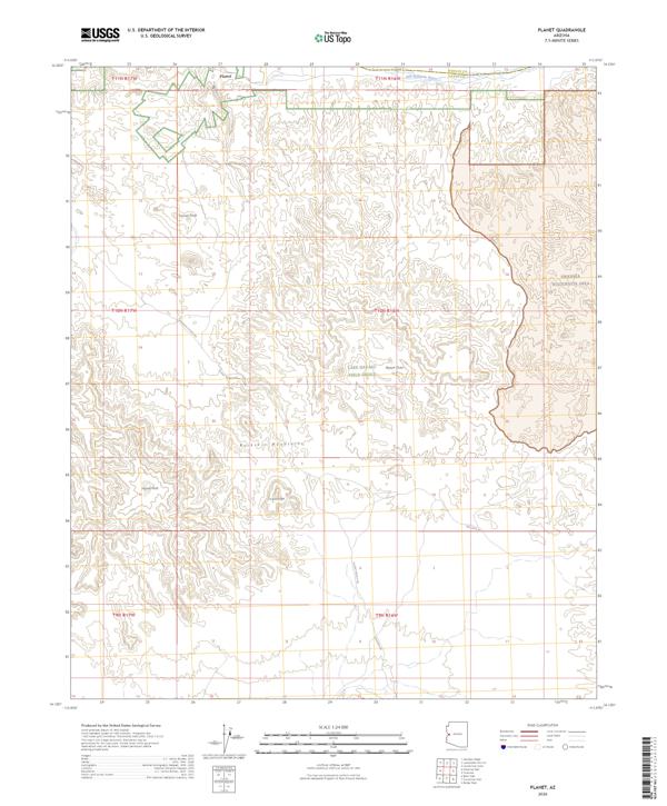 Planet 2026 topographic map thumbnail