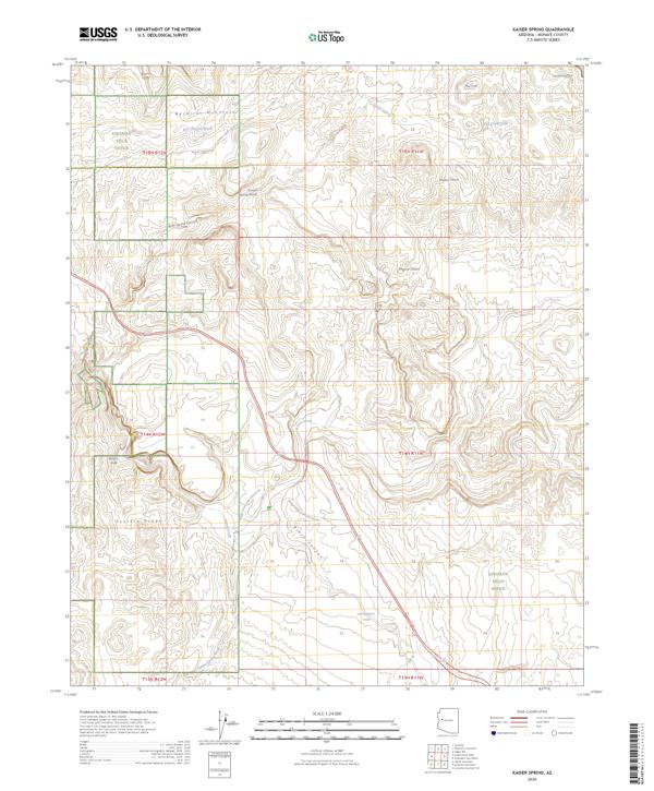 Kaiser Spring topographic map thumbnail