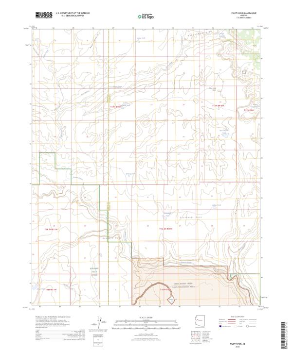 Pilot Knob topographic map thumbnail