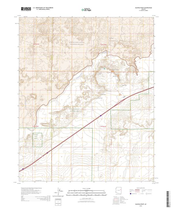 Kachina Point topographic map thumbnail