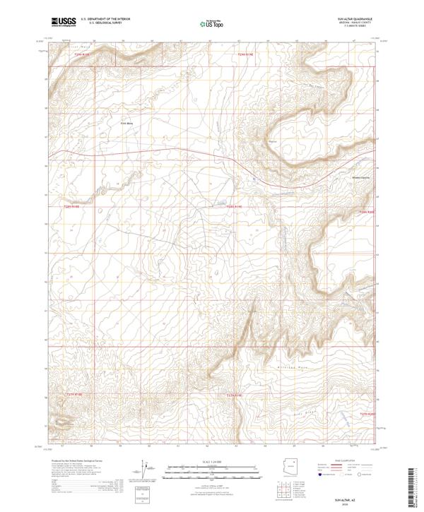Sun Altar topographic map thumbnail