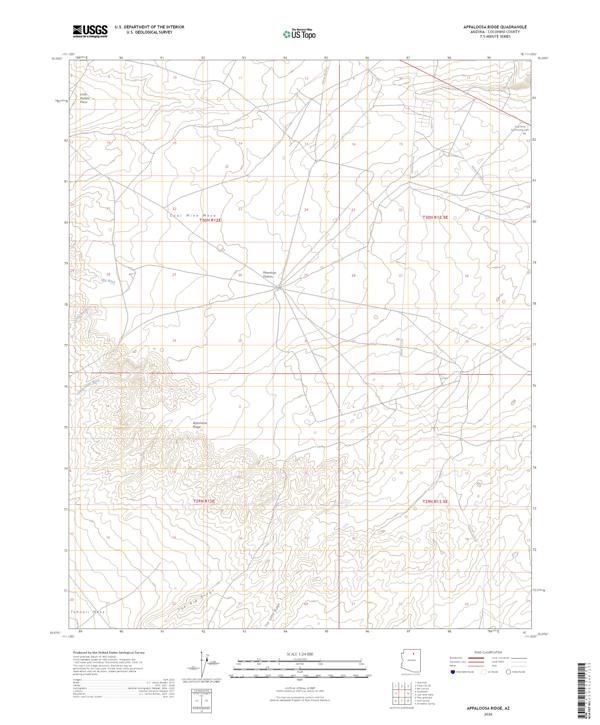 Appaloosa Ridge topographic map thumbnail