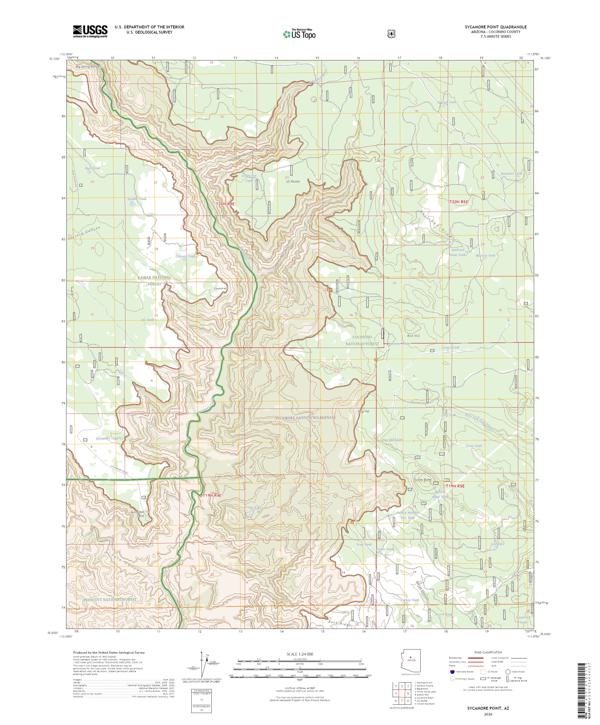 Sycamore Point 2026 topographic map thumbnail