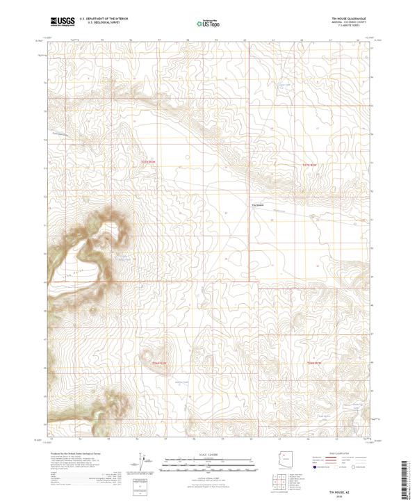 Tin House topographic map thumbnail