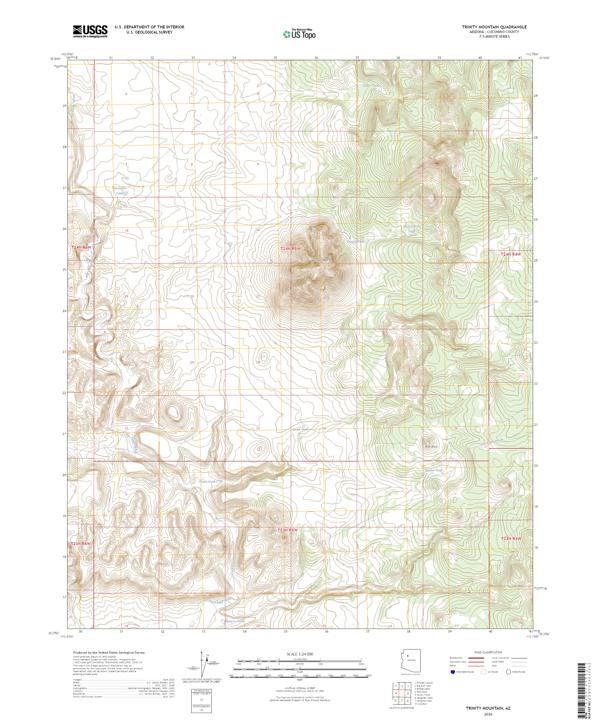 Trinity Mountain 2026 topographic map thumbnail