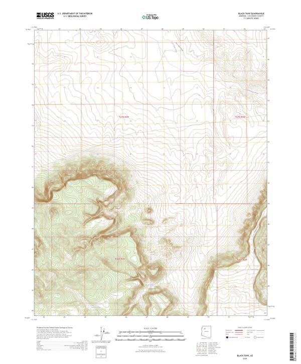 Black Tank topographic map thumbnail