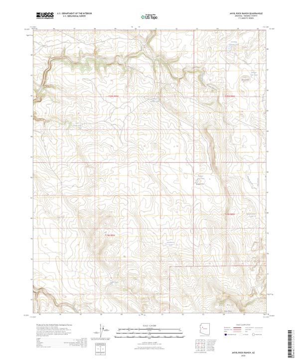 Anvil Rock Ranch topographic map thumbnail