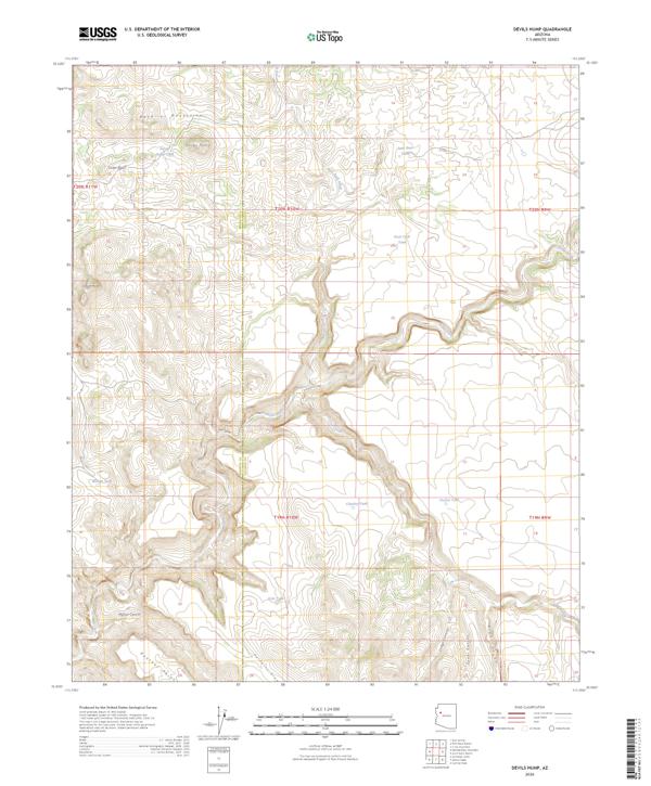 Devils Hump topographic map thumbnail