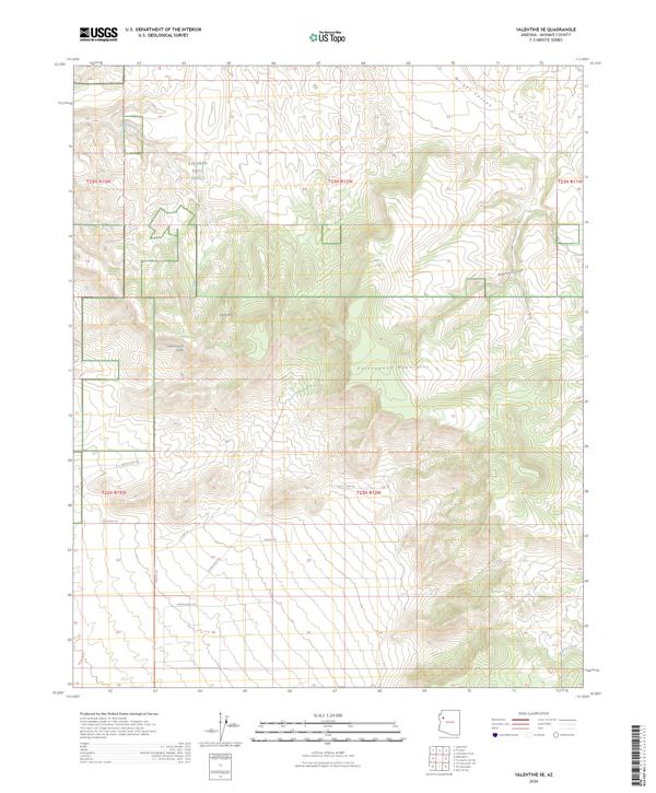 Valentine SE 2026 topographic map thumbnail