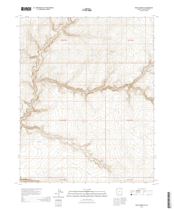 Rocky Ridge NW topographic map thumbnail