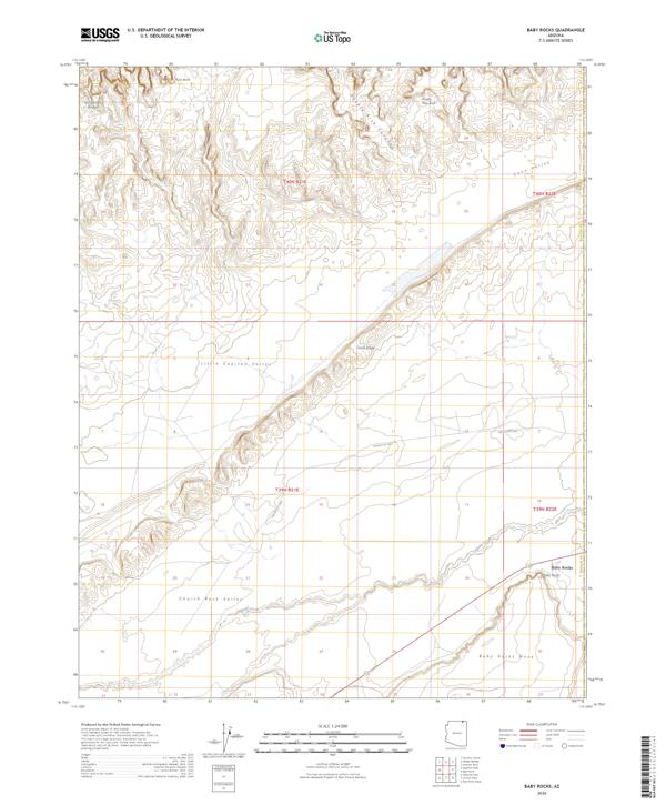 Baby Rocks topographic map thumbnail