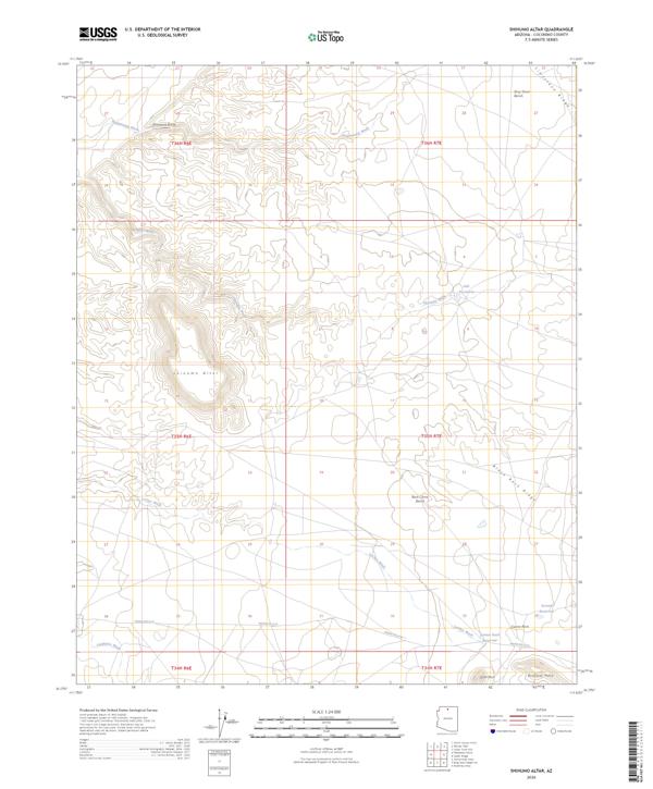 Shinumo Altar topographic map thumbnail